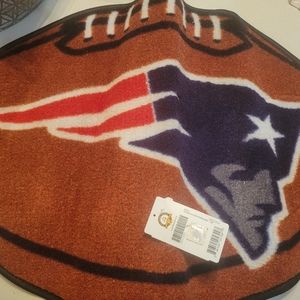 NFL Rug:  NE Patriots football rug